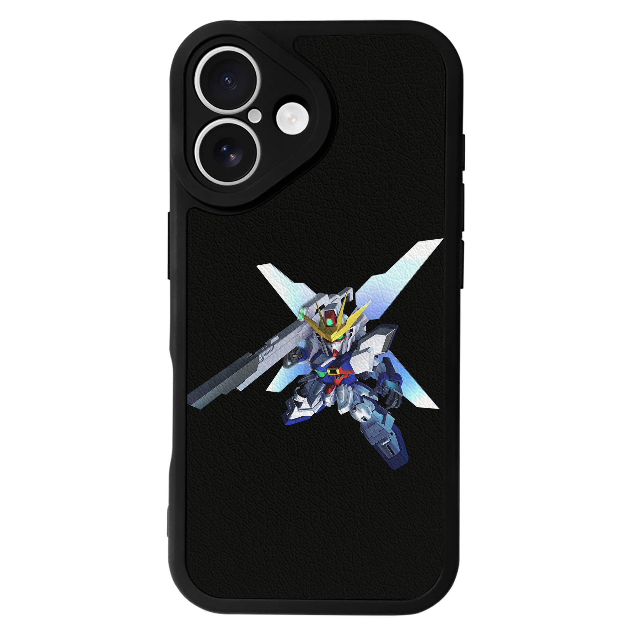 （画像用） 機動戦士ガンダム Mobile Suit Gundam 【iPhone 16シリーズ対応】シリコンスマホケース（レザー調） 材質：シリコン